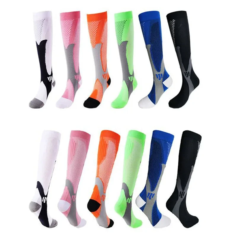 Compression Socks Varicose Veins Anti Fatigue Edema Nurse Socks Men Women Fitness Football Running Natural Hiking Sports Socks