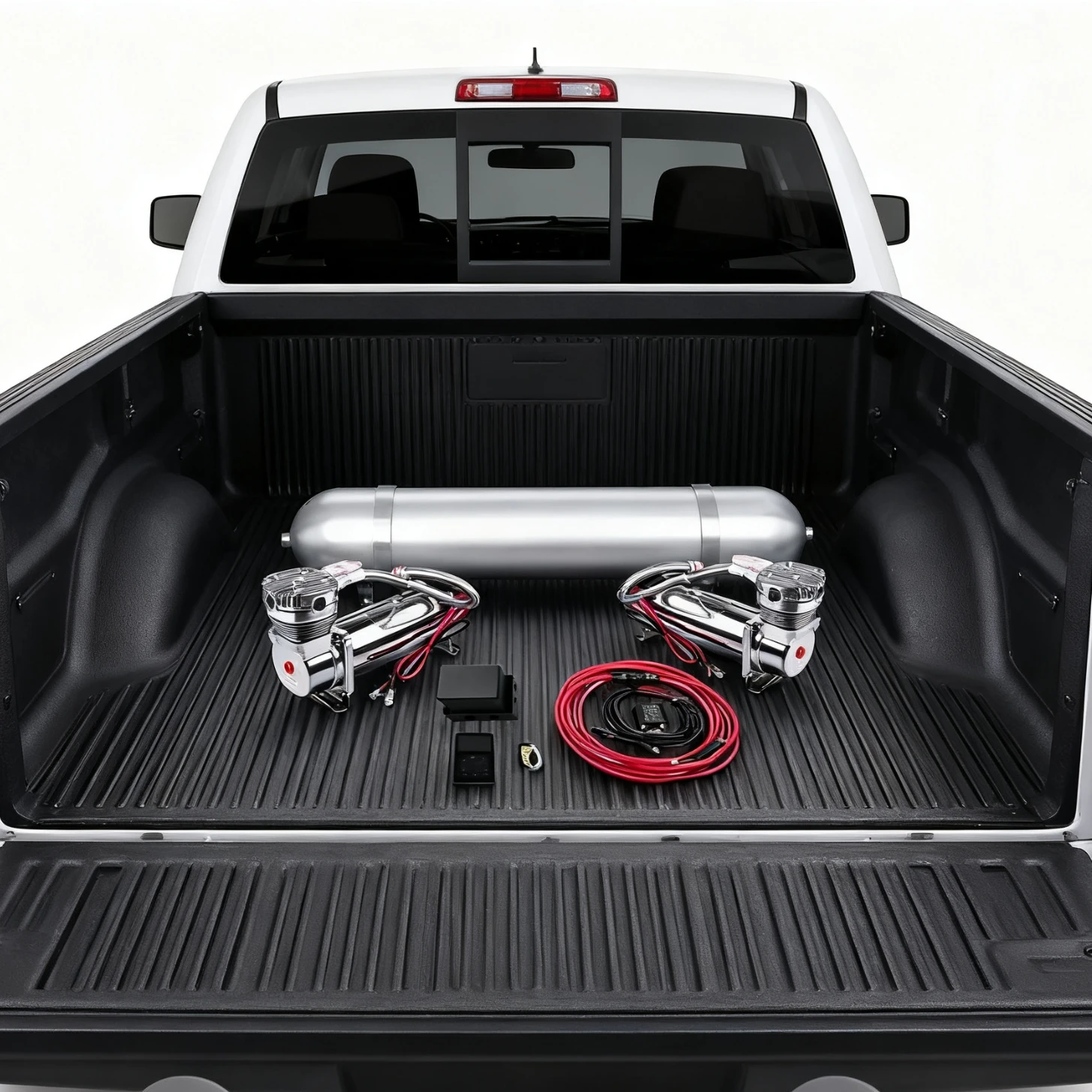 

1set Air Management Kit DW-VP Controller Three-Memory Air Ride Suspension Kit 1x5Gallon Air Tank & 2xCompressor Pump