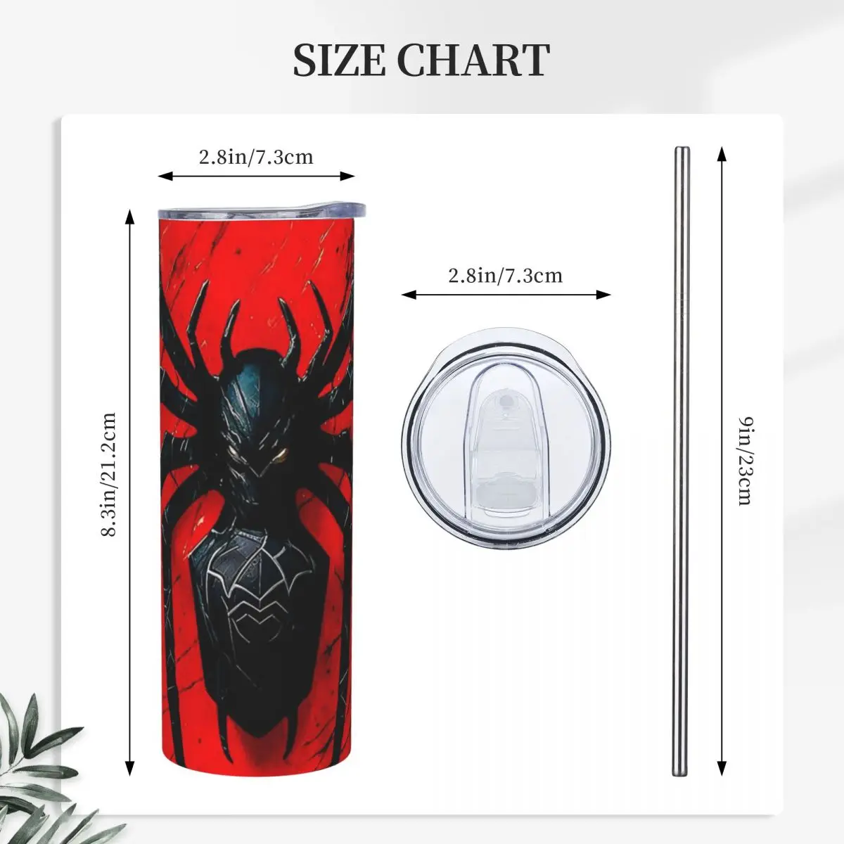 Spider Web Stainless Steel Tumbler Vacuum Insulated Mug Thermal Cold Bottle Straw With Lid 20oz