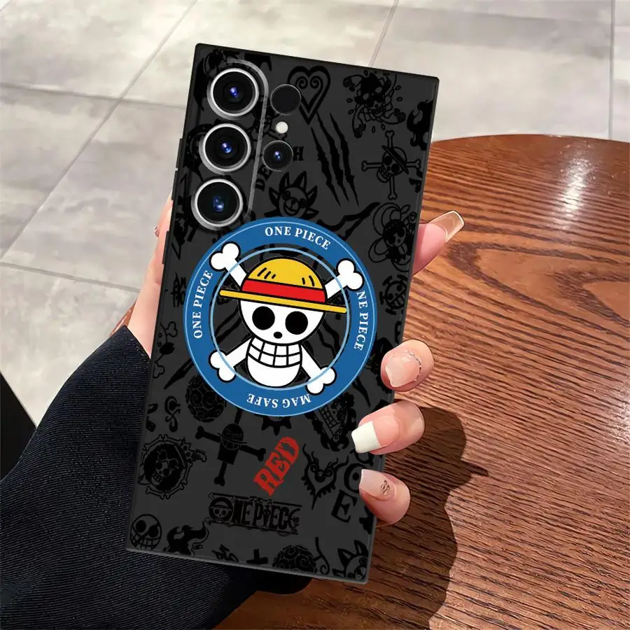 Soft Back Phone Cover Case for Samsung Galaxy S23 FE S25 Ultra S22 S25+ S9 S24 Plus S21 S20 S24+ One P-Piece Zoros Luffys