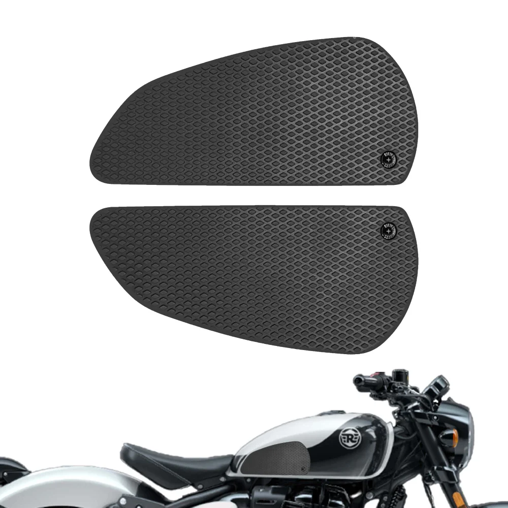

For Royal Enfield SHOTGUN 650 2024 to 2026 Motorcycle Tank Traction Pad Anti Slip Sticker Gas Knee Grip Protector