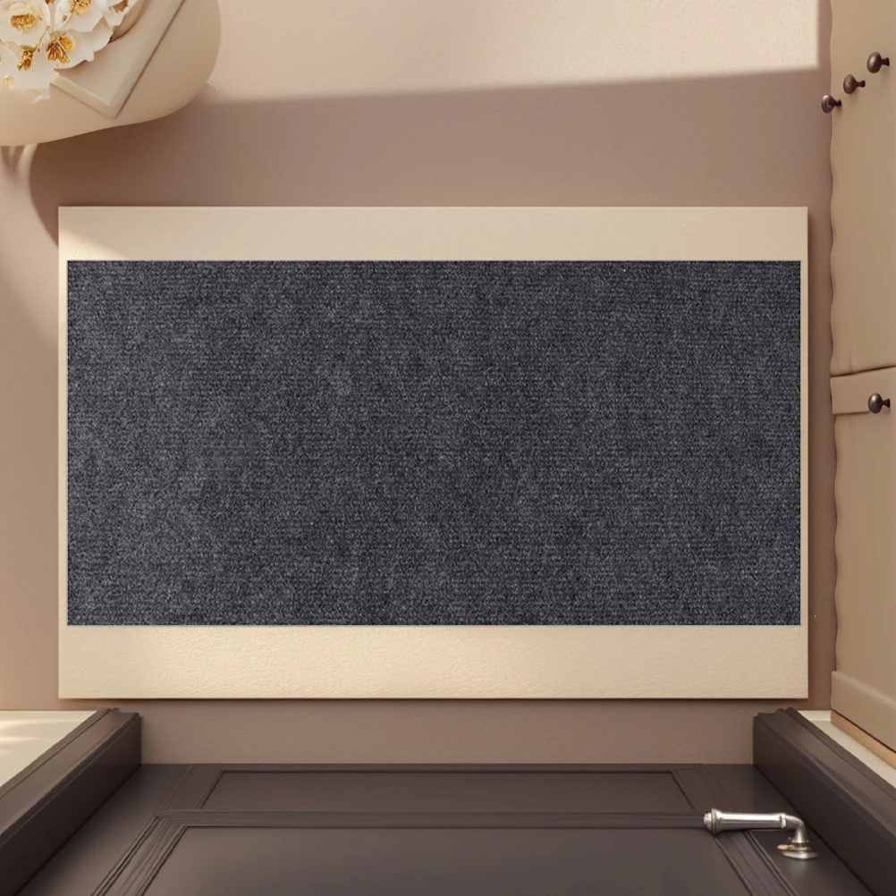

Gray Self Adhesive Cat Scratching Mat Couch Furniture Protection Polyester Easy Install Trim To Fit Sofa