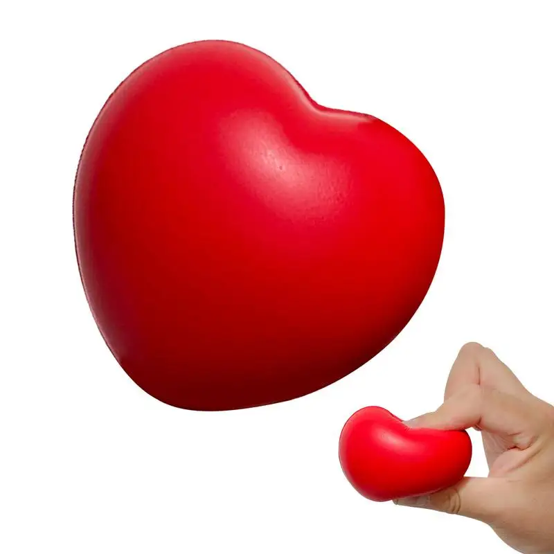 Herzförmiger Griffball, Übung, Stressbälle für Hände, Fingergriff-Übungsgerät, Herz-Finger-Massageball, Handstärkungsgriff
