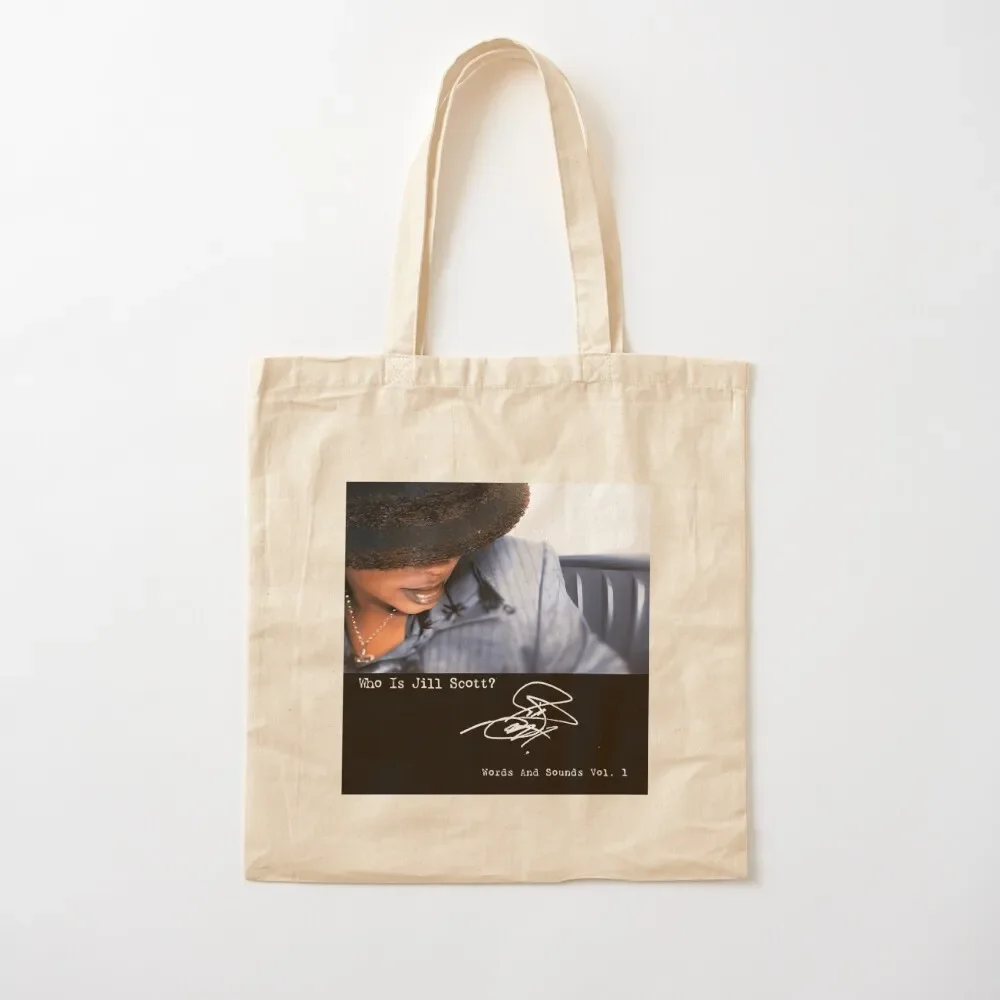 Who Is Jill Scott? album boy masked Tote Bag Fabric bag Reusable bags eco pack Women's tote bag