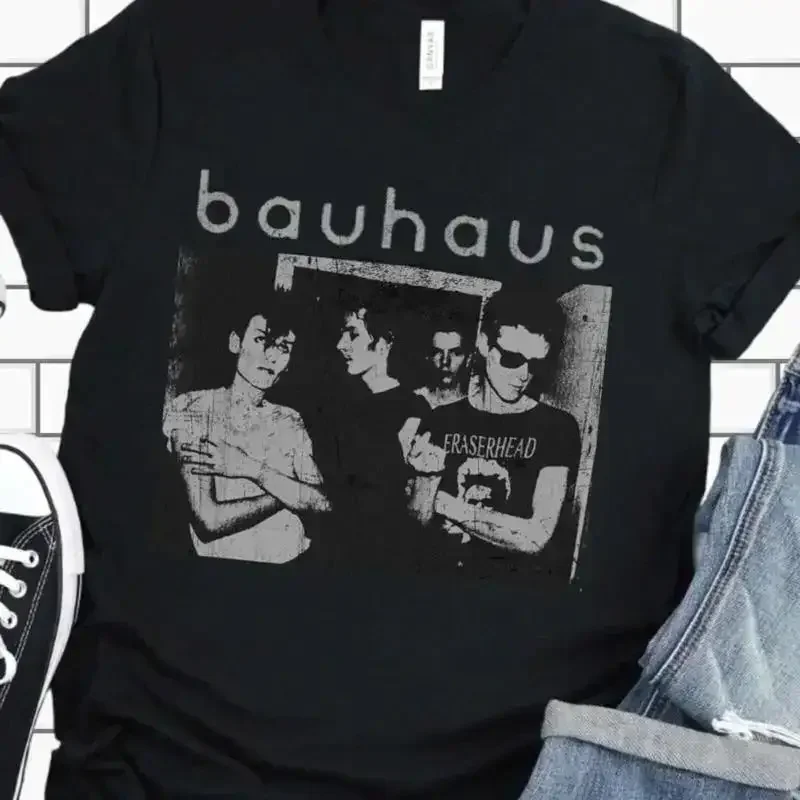BAUHAUS Group T Shirt 1980s Style Band Vintage Aesthetic GO