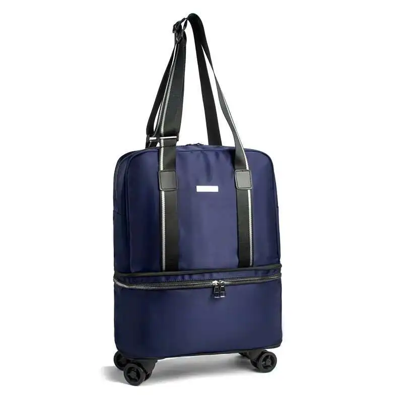 

Дорожная сумка большой емкости, универсальная сумка на колесах для студентов, деловых поездок, ожидания на рождение, сумка для хранения выходных, спортивная сумка для ручной клади