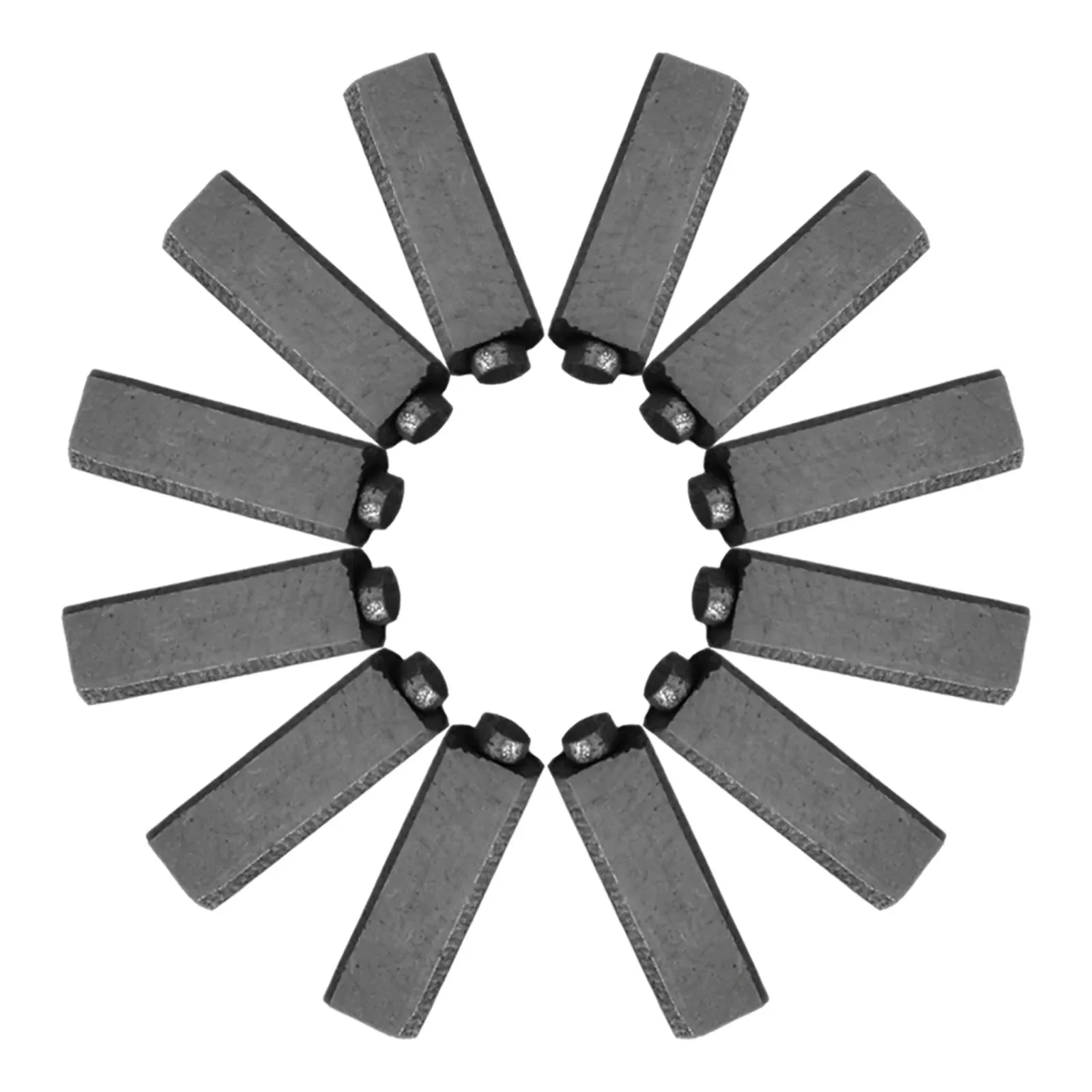 12pcs Carbon Brushes Anchor Engine Electric Hair Dryer General Set For Anchor Engine Electric Hair Dryer Power Tool 4x5.5x17mm