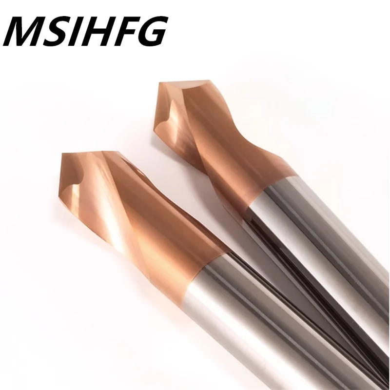 Centrando Centrando Chanfro Cortador Lollipop End Mill Endmill Slot de Bola Carboneto Sólido Cnc r6 para Aço Alumínio 3d Hrc55