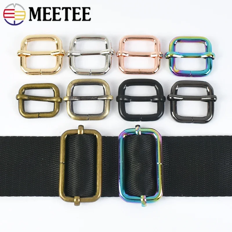 30Pcs 13-50mm Metal Belt Buckle Bag Adjustment Pin Buckles Handbag Strap Decor Clasps DIY Clothing Bags Hardware Accessories