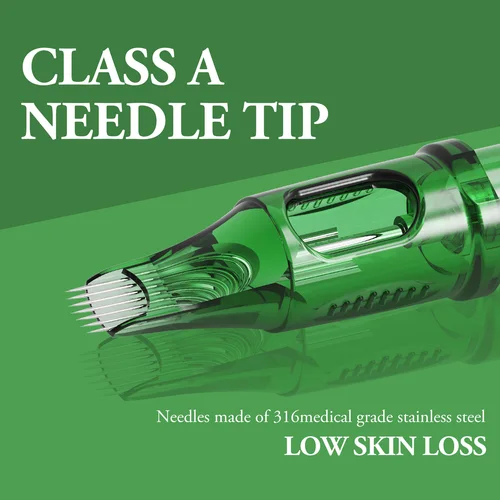 Imagen 2 del producto Agujas de cartucho de tatuaje XNET Trex 20 piezas 1RL 3RL 1RM 5RM aguja de tatuaje de seguridad esterilizada desechable para empuñaduras de máquinas de cartuchos