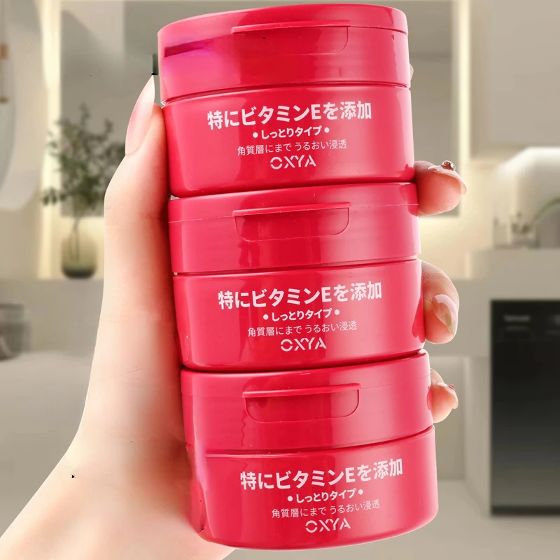 

3 pcs OXYA Red Tank Vitamin E Urea Cream Skin Care Cream Moisturizing and Anti Crack Cream Moisturizing Vitamin E Cream