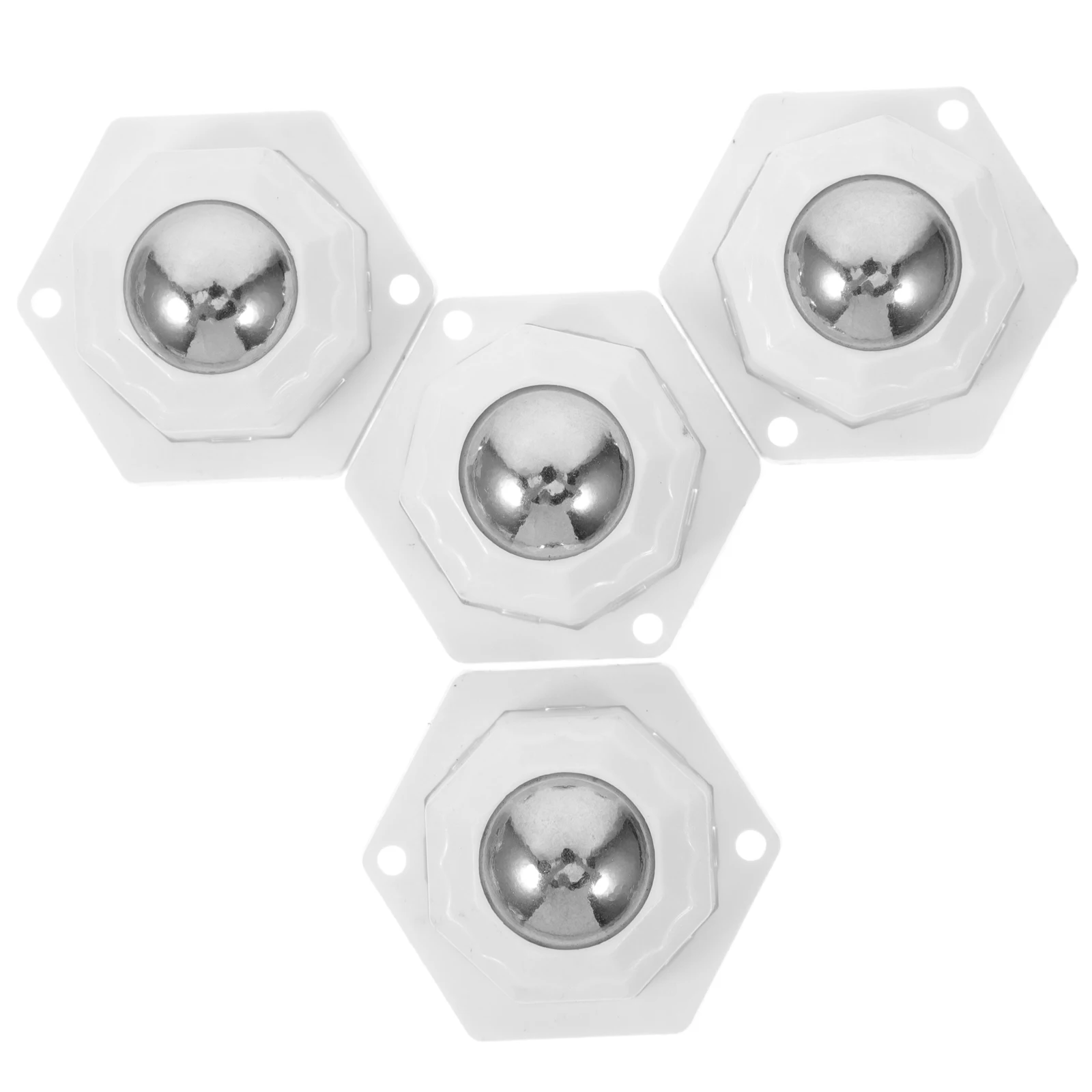 

4pcs Universal Casters Adhesive Swivel Wheels for Furniture Projects Mini Caster Appliance Sticky Pulley Rotation Small Waste