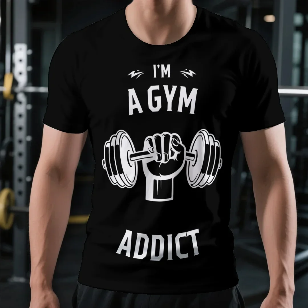 Chill Funny Words 3D Print T-shirt Men's Clothes Harajuku Street Solid Short Sleeve T Shirts Summer Fun Breathable Humor Tee