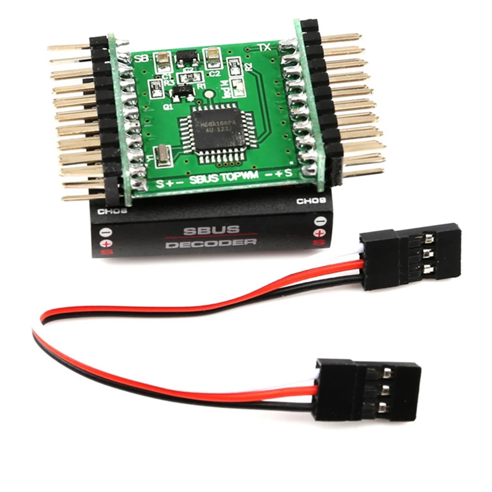 16-Kanal-SBUS-zu-PWM/PPM-Decoder für Frsky X8R RXSR Empfänger, PC-Einstellung kompatibel, Fernsteuerungs-Zubehör – Detail 11