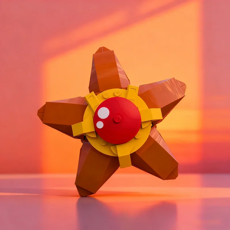 115 pièces MOC Staryu Pok Moned modèle blocs de construction Architecture assembler des cadeaux de noël bricolage jouet idée créative éducation anniversaire