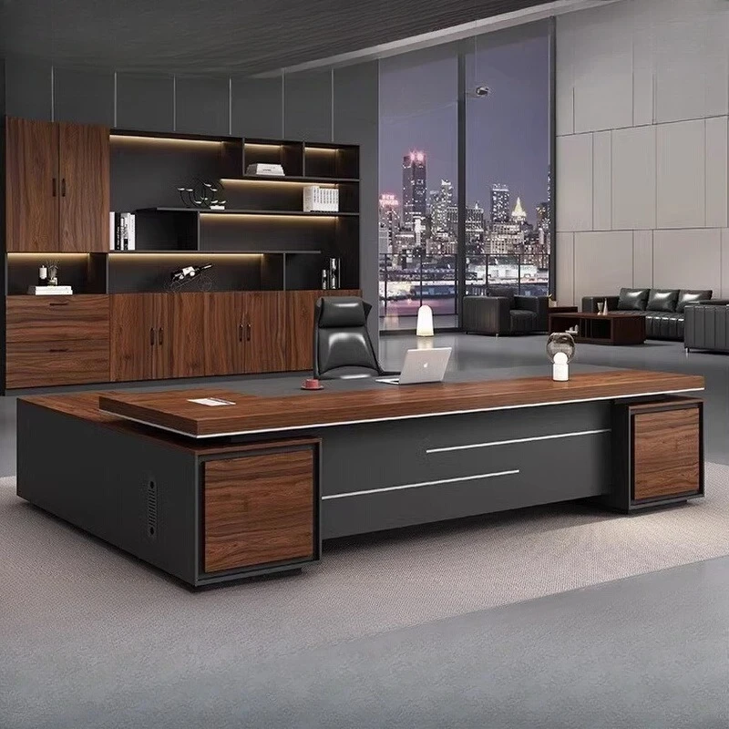 

Игровой стол, компьютерный стол, органайзер для хранения, кабинет, l-образный угловой офисный стол, Executive Luxury Escritorio, домашний офис