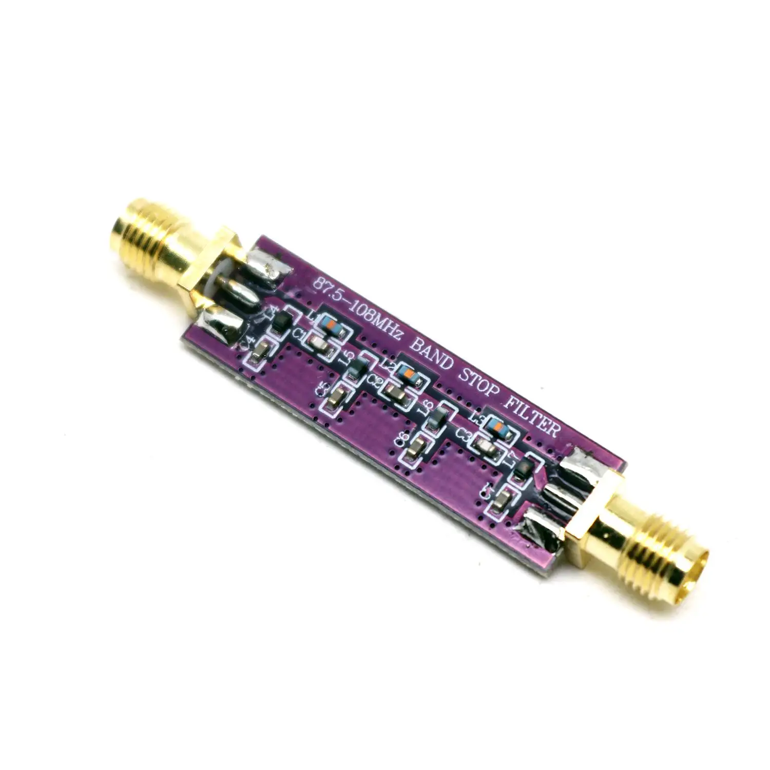 DYKB Notch Filter FM Broadcast Band-Reject Filter 87.5-108MHz Radio FM Band Stop Passive EMI Suppression Module for Rtl-sdr Blog