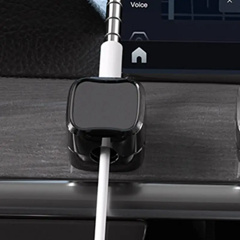 Magnetic Cable Clip Cord Holder Adhesive Wire Holder Keeper Organizer For Home Workplace Under Desk Cable Cord Management