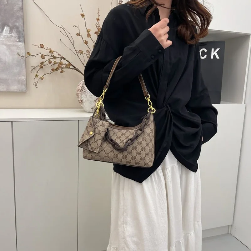 

Шикарная женская сумка через плечо, высококачественная кожаная сумка-мессенджер для путешествий, роскошная сумка через плечо, элегантный дизайн