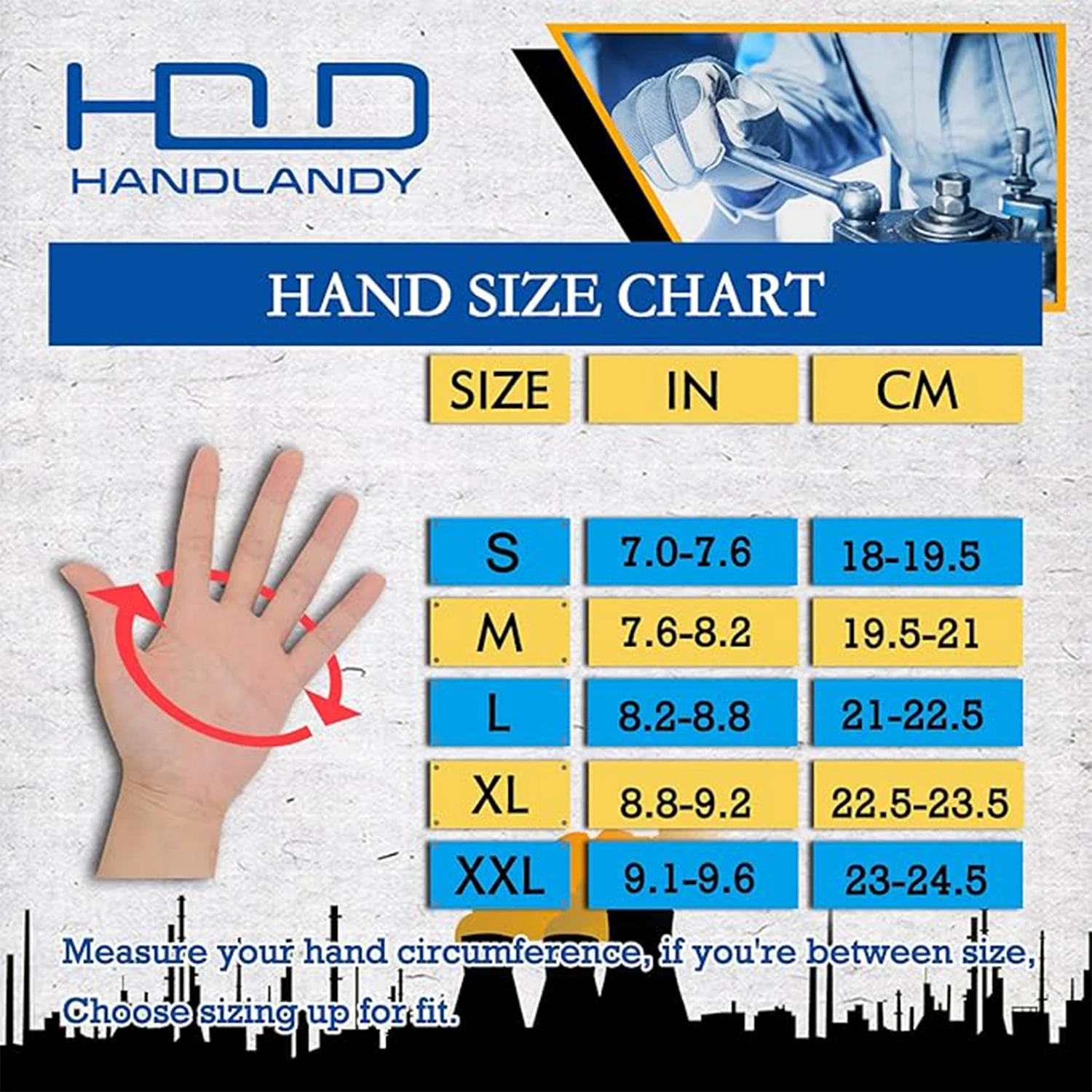 HANDLANDY Breathable Soft Full grain cowhide gloves Anti-slip Touch Screen mechanic working safety leather gloves