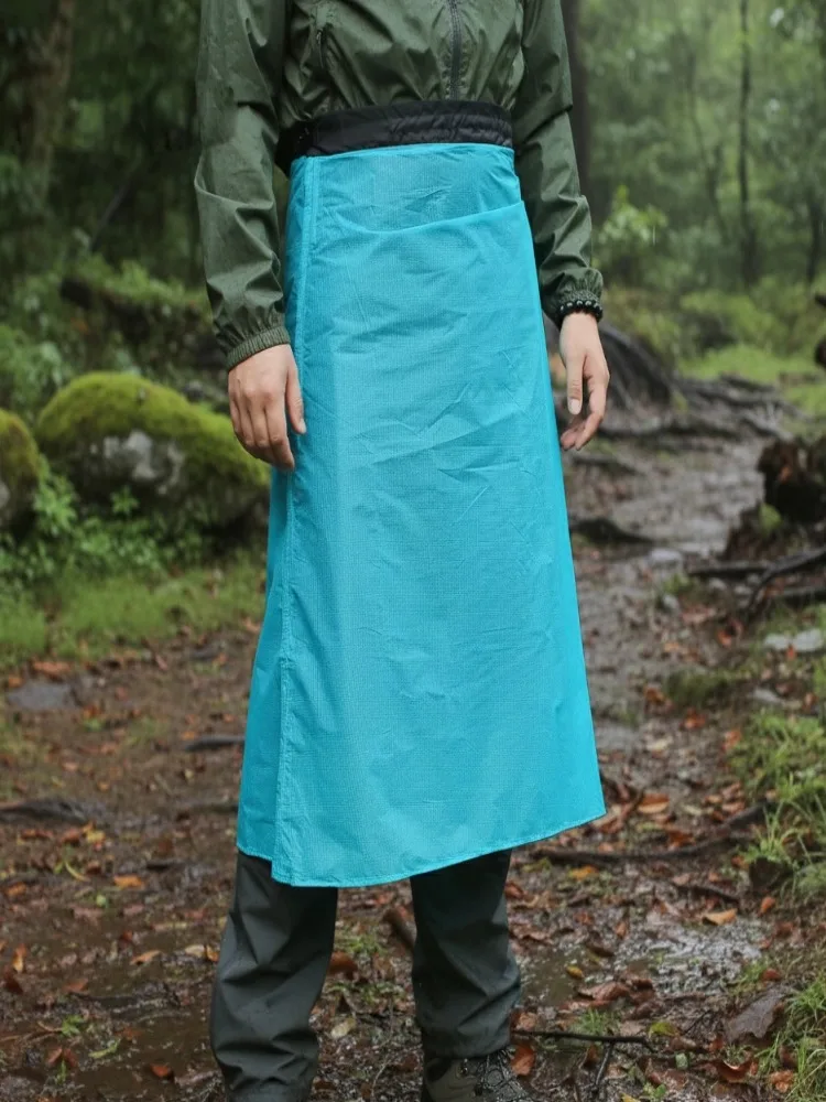 

Ultra-Light Silicone-Coated Nylon Apron 5D Only 00g Waterproof Outdoor Climbing Hiking Portable Equipment Rain Skirt