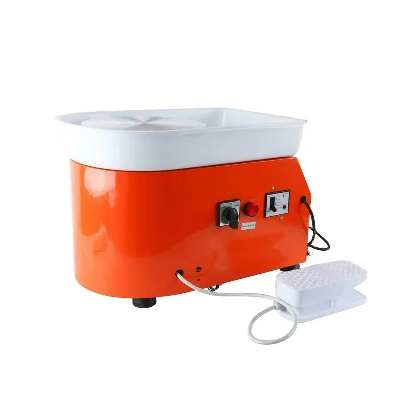25CM 350W Electric Pottery Wheel Machine With Foot Pedal