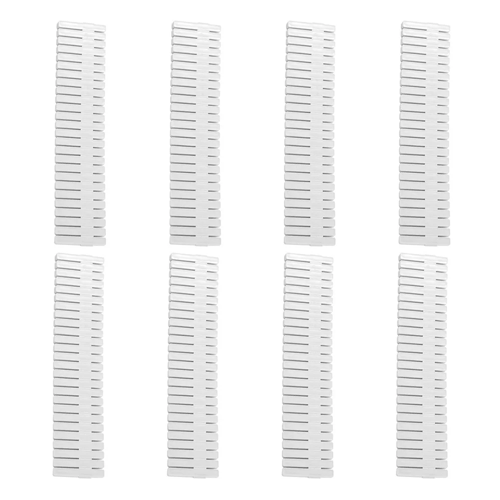 8 szt. Plastikowe przegródki do szuflad, regulowane organizery DIY, podziałki do przechowywania w domu i organizacji szuflad