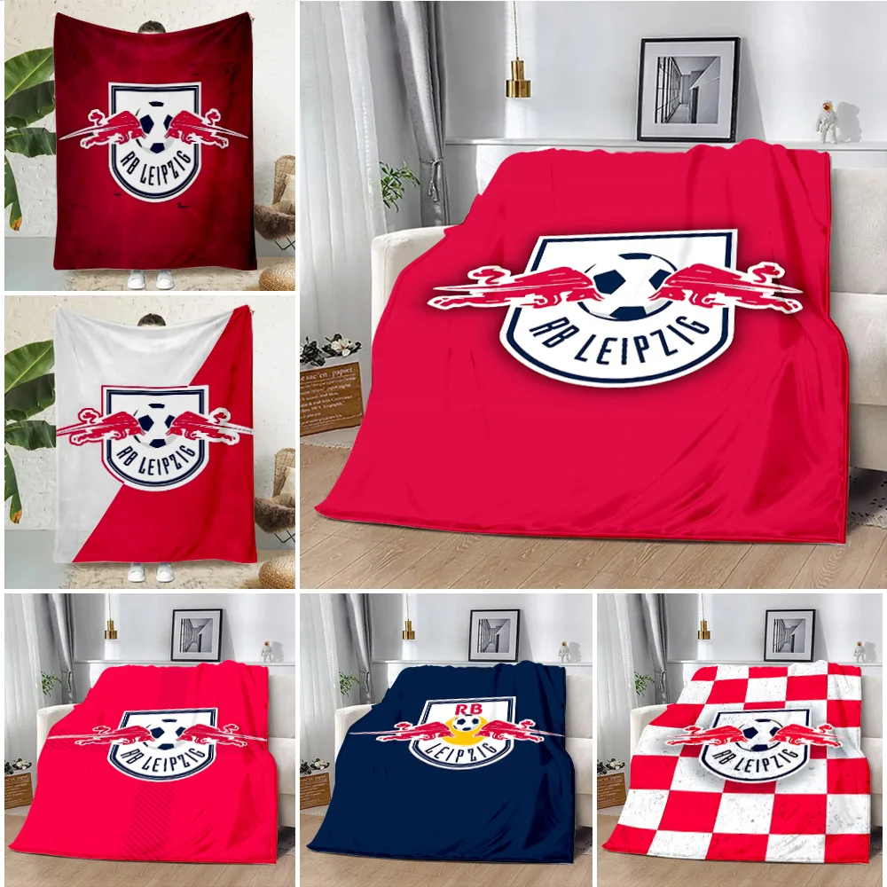 German Football Printed Blanket RB L-LeipzigS F.C Picnic Blankets Warm Blanket Soft and Comfortable Home Travel Birthday Gift