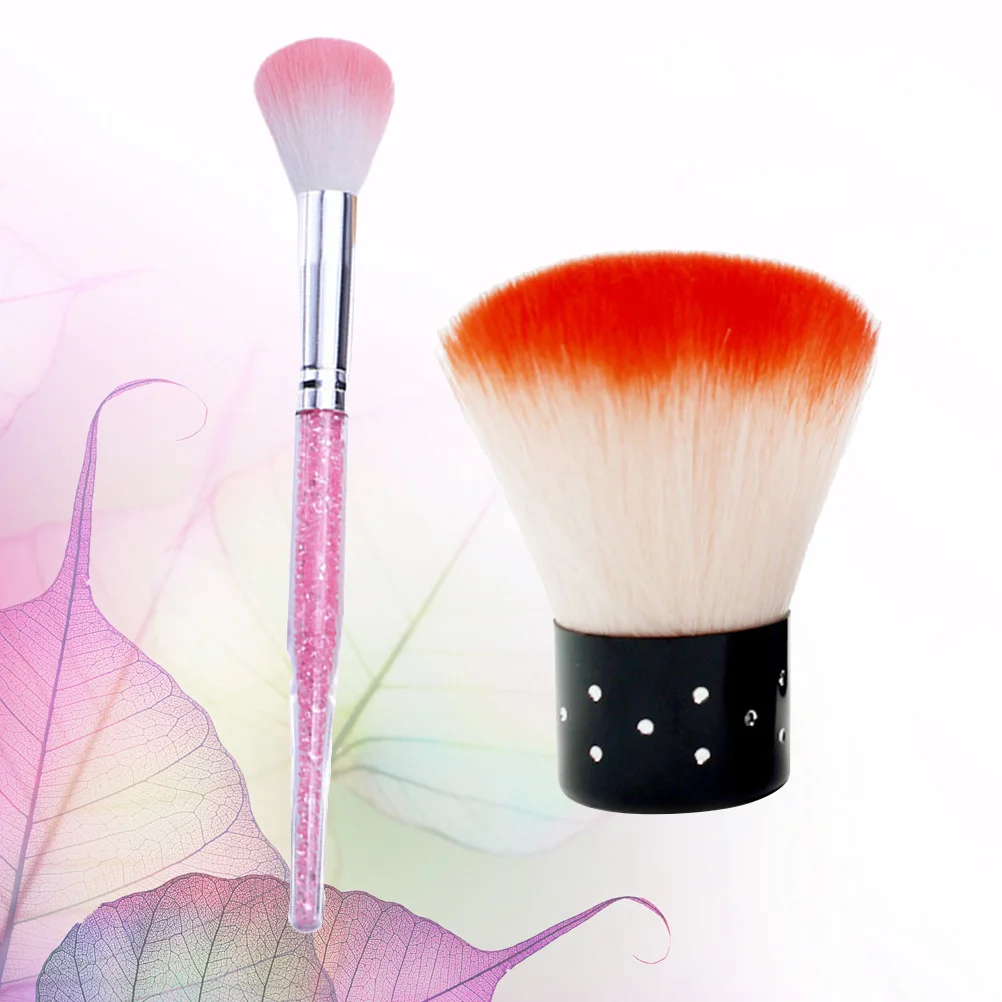 1Pack Professionelles Make-up-Pinsel-Set, tragbarer Staub-Puderpinsel, pilzförmig, langlebiger Kunststoffgriff, bequemer Griff für den Alltag