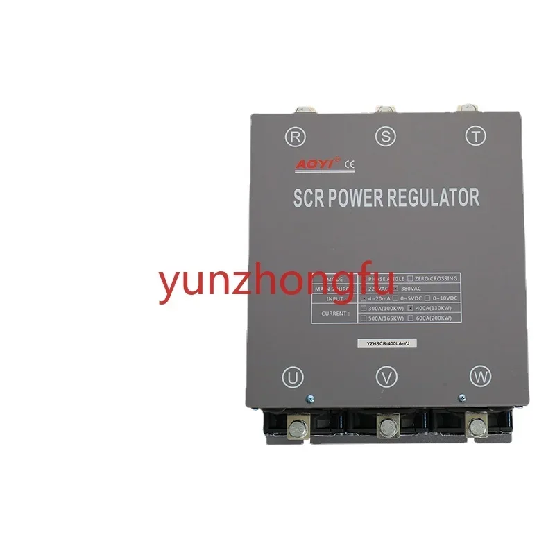 

Three-Phase Electric Regulator ZHSCR-300LA High Power SCR Power Adaptor Kiln Oven Temperature Control