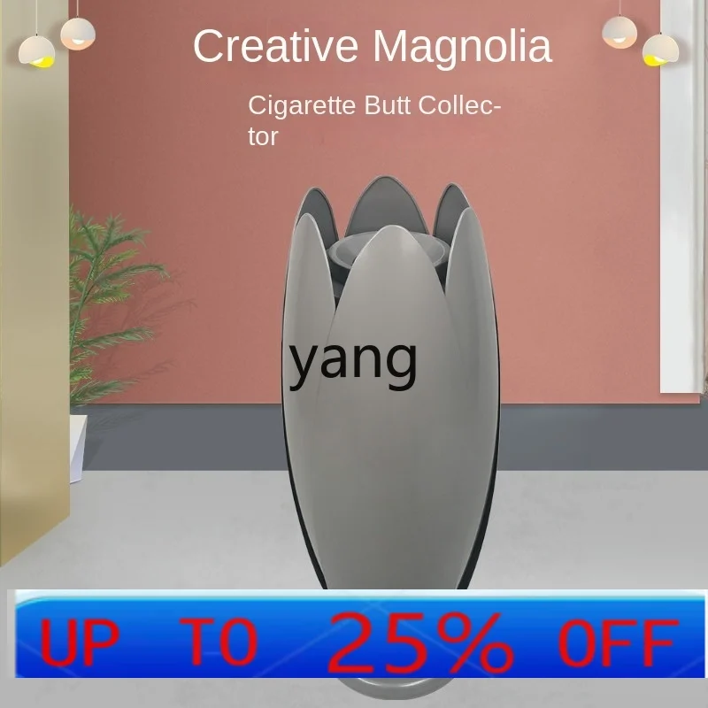 LH Creative Petal Ashtray Vertical Cigarette Butt Column Smoking Area Smoke Extinguishing Bucket Collector