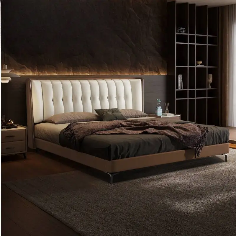 

Designs White Double Bed Decoration Adults Large Wooden Luxury Double Bed Frame Storage Modern Cama Casal Furniture For Home
