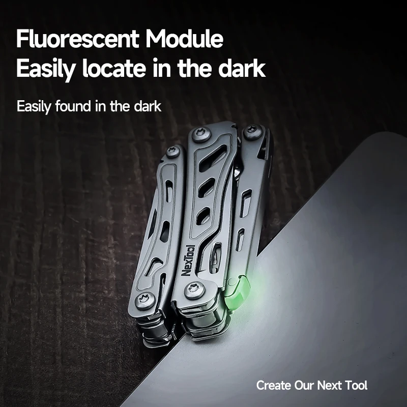 ネクツール キーホルダー ミニ フラッグシップ F12 折りたたみ式マルチツール 13 in 1 ドライバー ペンチ ヤスリ 定規 栓抜き ハサミ EDC ハンドツール