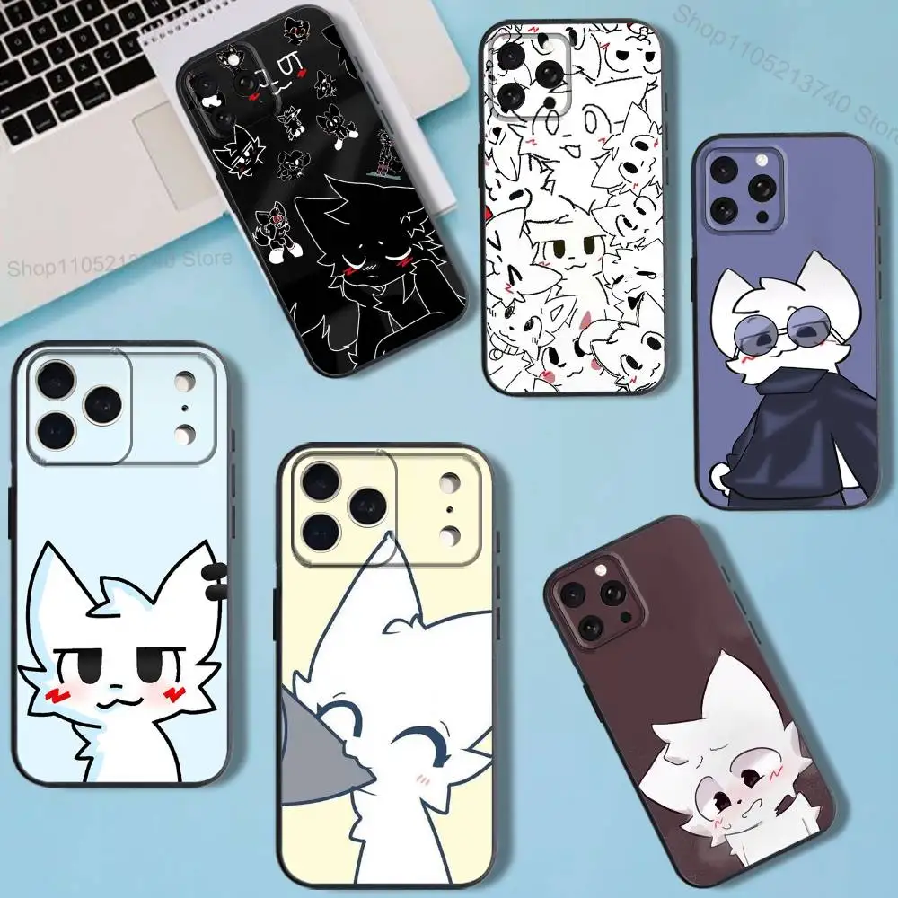 

Cartoon Cute A-Boykisser Phone Case For iPhone 11,12,15,16,17,13,14,Pro,Max,Plus,E,Mini,Air,SE4 Black Soft Box