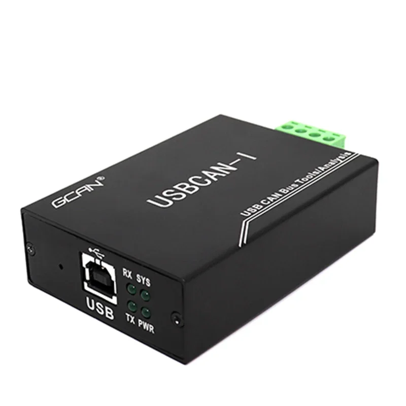 GCAN Single ChannelCAN bus analyzer USB to CAN card USBCAN-I supports CANopen j1939 Car decoding diagnostic tool