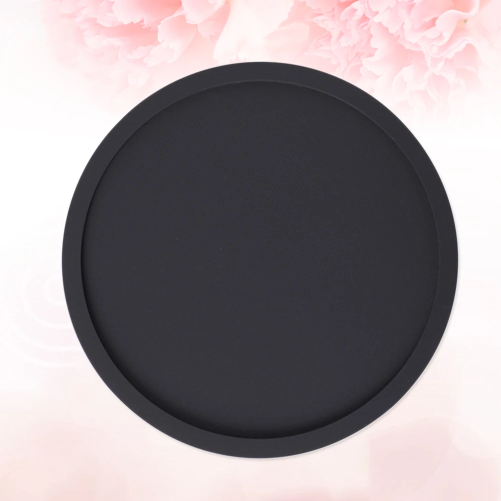 4Pcs Thick Silicone Drink Coasters Non Slip Round Cup Mats Kitchen Dining Table Accessories