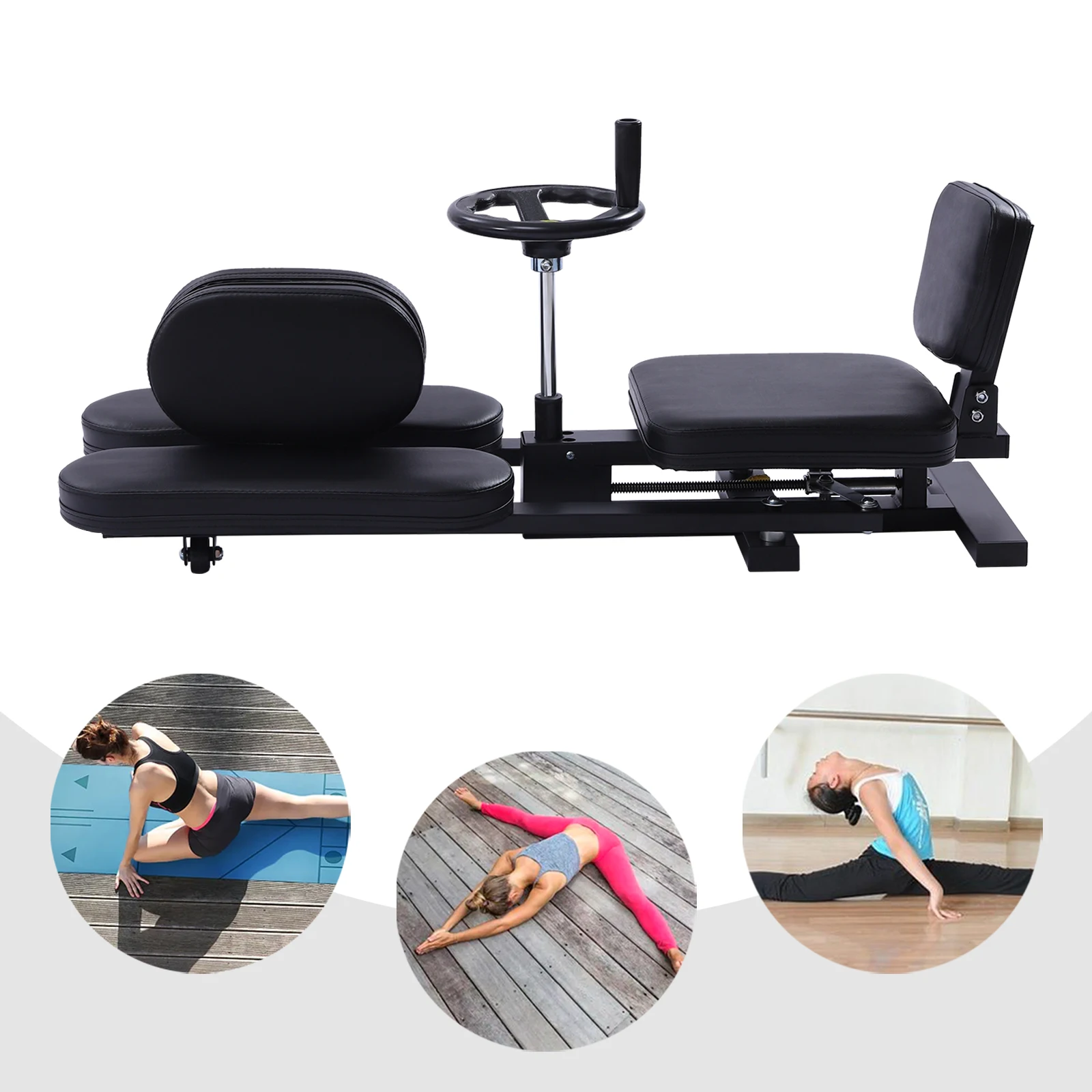 Leg Stretcher 3 Bar Leg Split Stretching Machine Flexibility Stretching Equipment for Yoga Ballet Dance Martial Arts Home Gym