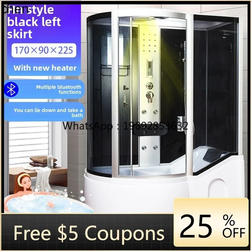 

Душевая кабина P30: интегрированная ванная комната, ванна, сауна, паровая баня, с разделением на сухую и влажную зоны