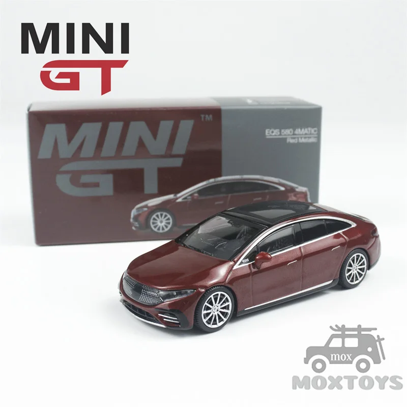 

MINI GT 1:64 EQS 580 4MATIC красный металлик литая под давлением модель коллекционной машины