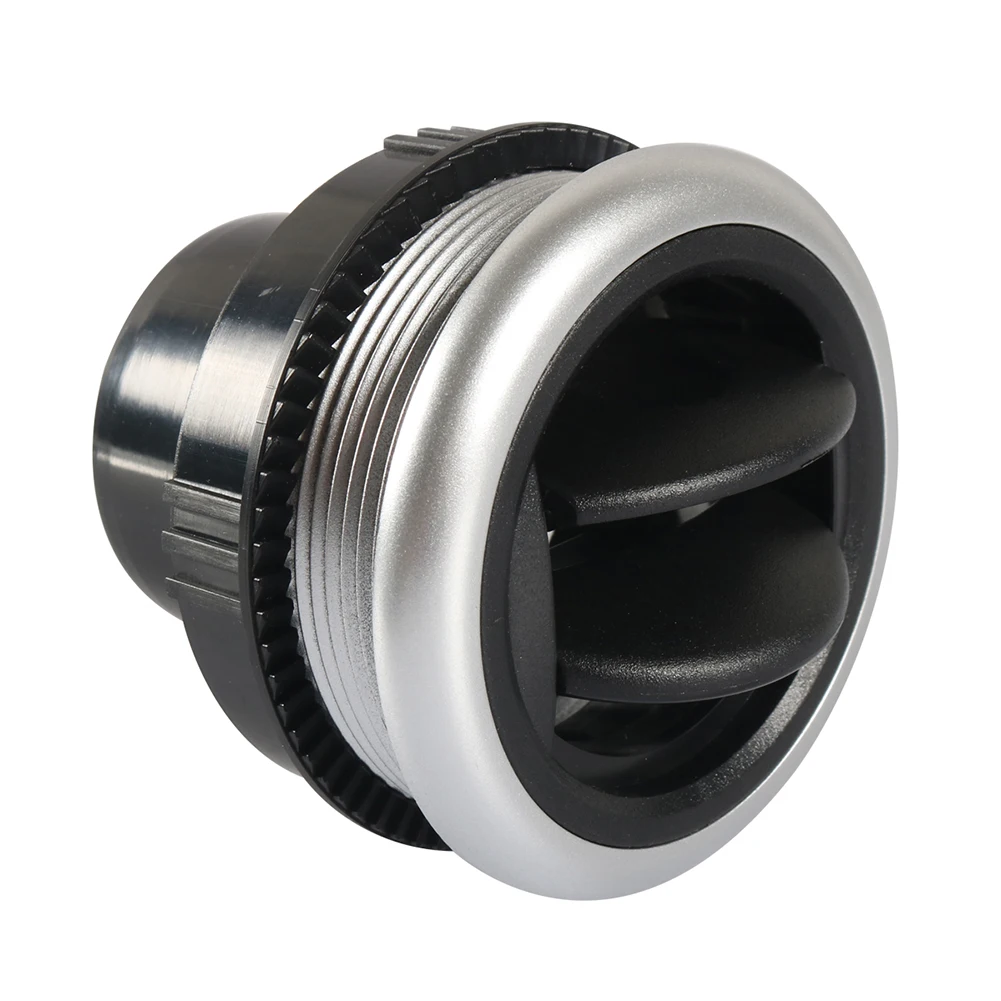 

71mm Car A/C Air Outlet Vent Rotation Dashboard Air Conditioning Vent Deflector Round Air Outlet Vent for Caravan Camper RV Bus