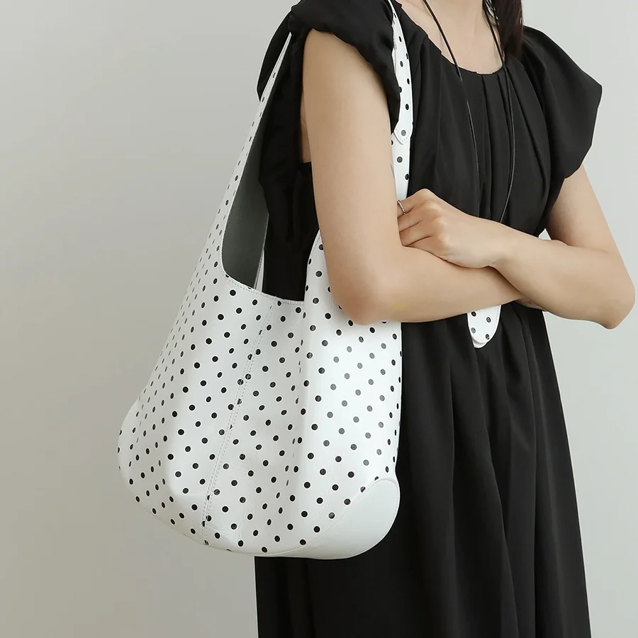 First Release In Cow Leather Bag Large Capacity Handbags Shoulder Bag Big Women Tote Shopping Bag Luxury Fashion Bags
