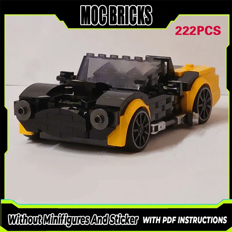 

Модель гоночного автомобиля Speed Racing Car MOC, конструктор из строительных блоков, спортивный автомобиль 427 S/C, модульная технология, подарки, праздничный набор для сборки, детские игрушки.