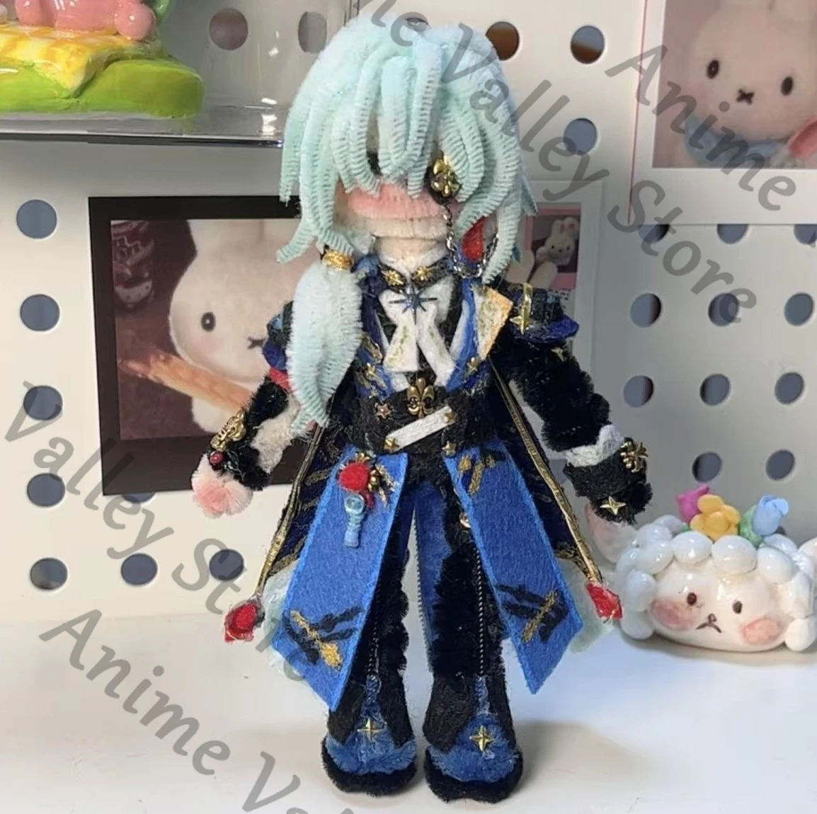 

Аниме Honkai: Star Rail Anaxagoras, косплей, ручная работа, пушистая человеческая форма, Maumet, мультяшная кукольная игрушка с ручной намоткой, рождественский подарок