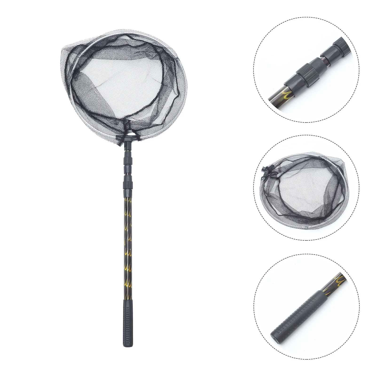 Fishing Telescopic Dip Net Comfortable Supplies Aluminum Alloy Small Accessory Replacement Camping