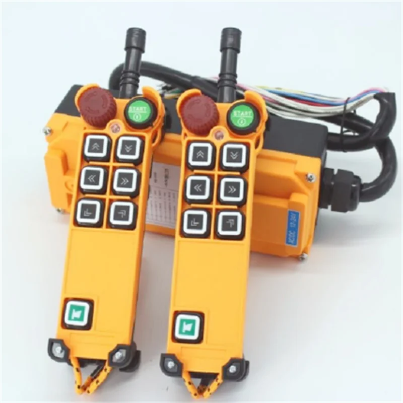 6 Channel 2 Speed 2 Transmitters Hoist Crane Truck Radio Remote Control System Controller