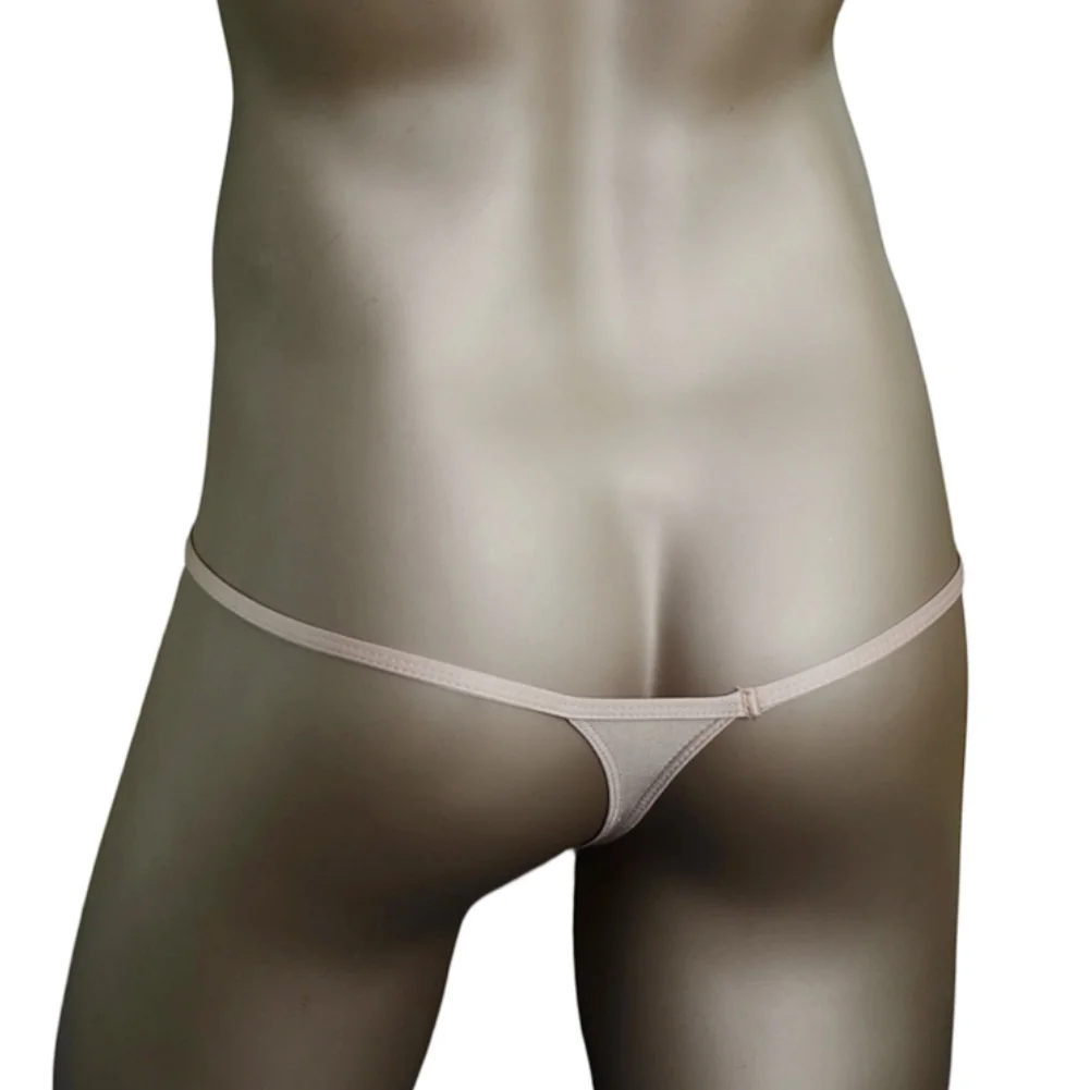 Men Front Hole Hollow Thongs Stretch Underwear Thin Belt Gay G-strings Erotic Very Hot Lingerie Soft Sleep Calcinha Underpants