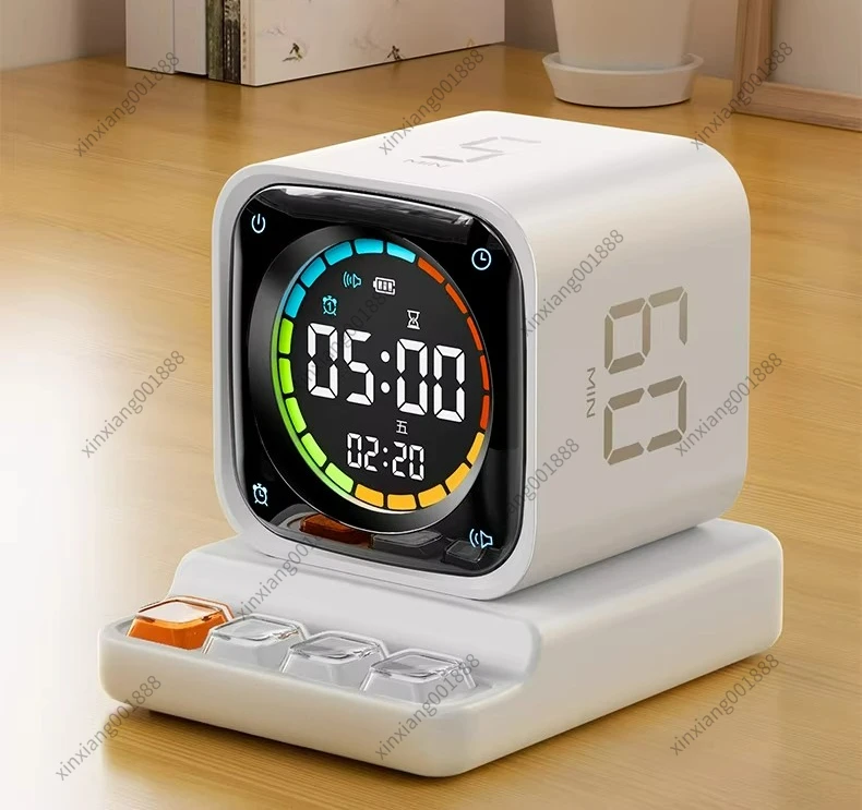 For TK3 Student Flip Timer Study Self-Discipline Tool Kids Homework Office Countdown Timer Cube