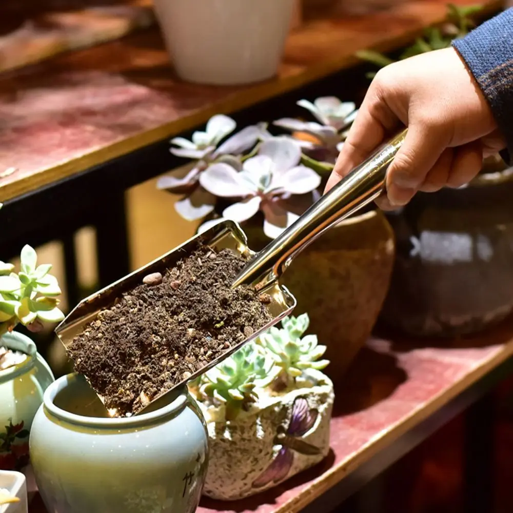 花の植え付け用ガーデニングツール除草ハンドルツールガーデニングシャベルスクエアスペードガーデントロウェルシャープノーズシャベル