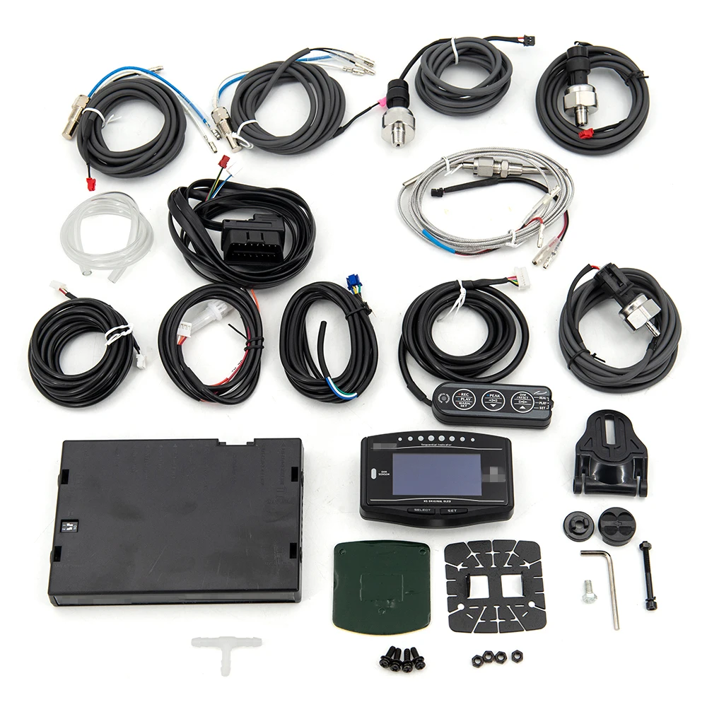 Universal 10 in 1 Defi Style Gauge Meter Car Meter Digital Tachometer Full Kit