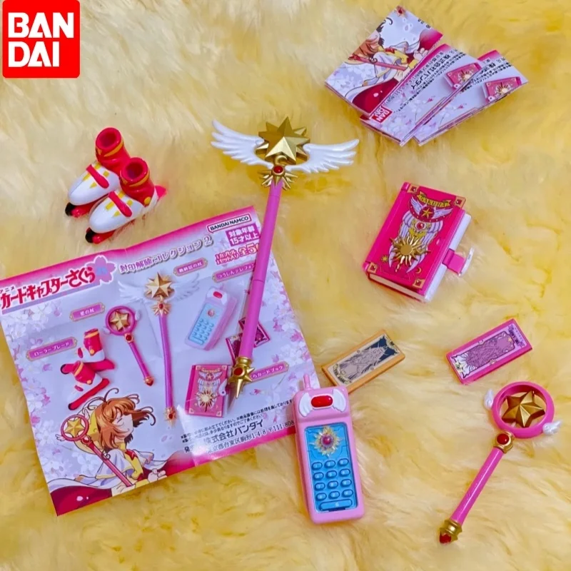 

Bandai Cardcaptor Sakura 2nd Wave Sealed Edition Figurine Props Display Toy Trendy Blind Box Gashapon Collectible KIds Gifts